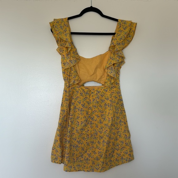 MIAMI SUNSET DRESS YELLOW - Picture 4 of 8